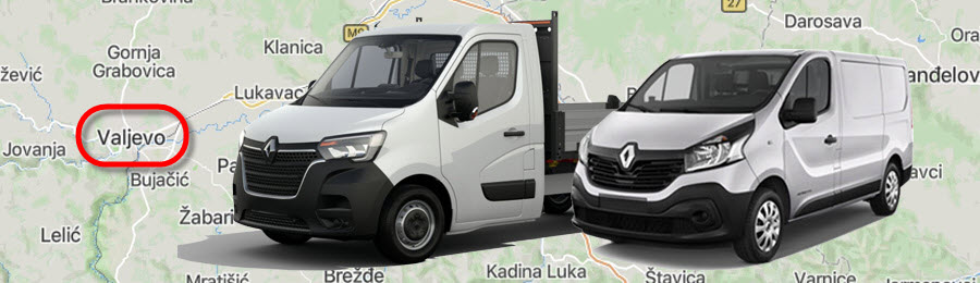 prevoz kombijem i kamionom Beograd - Valjevo
